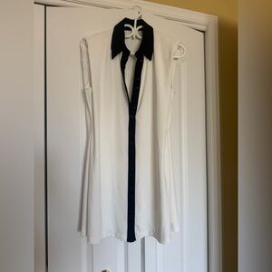 Zara Black and White Mini Dress